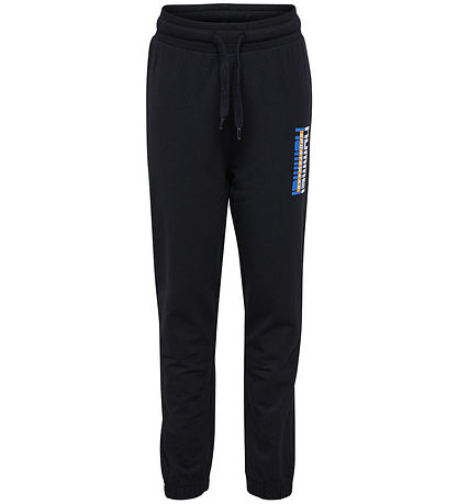 Hummel Sweatpants - hmlTukas - Sort m. Print Hummel Sweatpants - hmlTukas - Sort m. Print