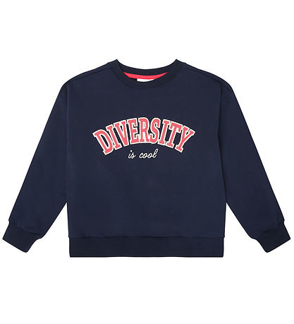 The New Sweatshirt - TnLadina - Navy Blazer m. Rød The New Sweatshirt - TnLadina - Navy Blazer m. Rød