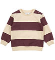 The New Siblings Sweatshirt - TnsMiran - Crushed Berry Striped The New Siblings Sweatshirt - TnsMiran - Crushed Berry Striped