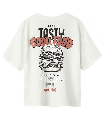 Name It T-shirt - NkmTibilbo - Cloud Dancer m. Print