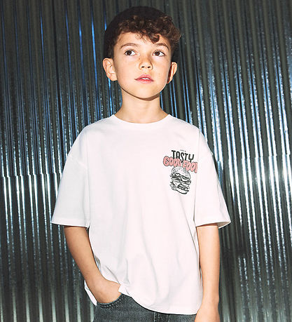 Name It T-shirt - NkmTibilbo - Cloud Dancer m. Print