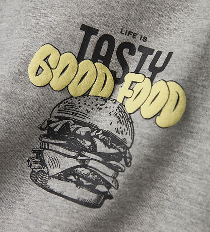 Name It T-shirt - NkmTibilbo - Grey Melange m. Print