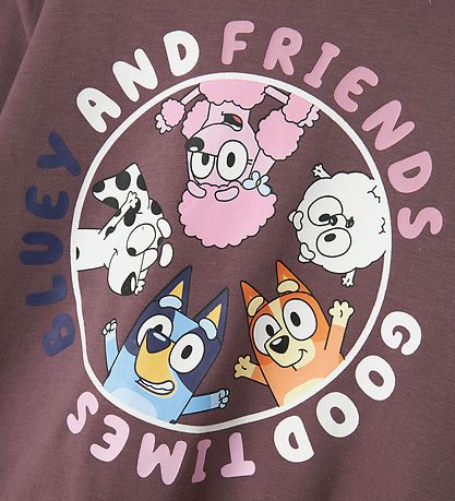 Name It Sweatshirt - NmfNira Bluey - Arctic Dusk m. Print