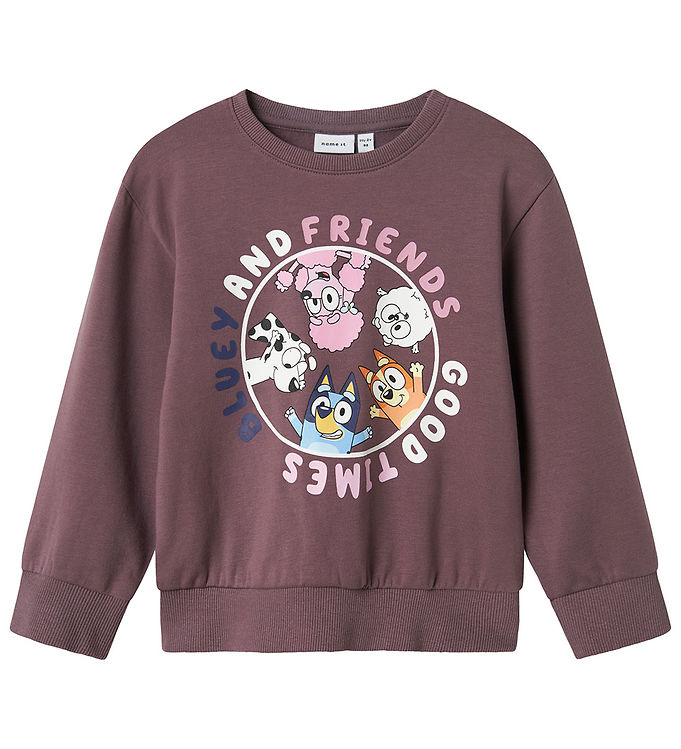 Name It Sweatshirt - NmfNira Bluey - Arctic Dusk m. Print