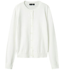 LMTD Cardigan - Strik - NlfDancy - Bright White LMTD Cardigan - Strik - NlfDancy - Bright White