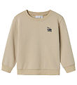 Name It Sweatshirt - NmmVallen - Pure Cashmere/Excavator m. Prin