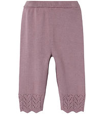 Name It Bukser - NbfTimie - Strik - Elderberry Name It Bukser - NbfTimie - Strik - Elderberry