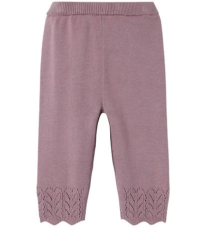 Name It Bukser - NbfTimie - Strik - Elderberry Name It Bukser - NbfTimie - Strik - Elderberry