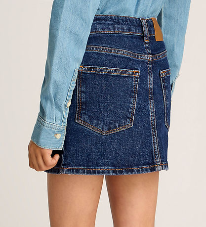Calvin Klein Nederdel - Denim Mini - Authentic Rinse
