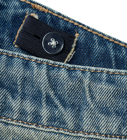 LMTD Jeans - NlmToizza - Medium+ Blue Denim/Dirty wash