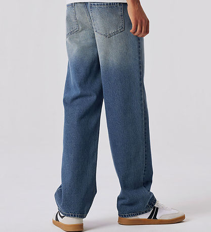 LMTD Jeans - NlmToizza - Medium+ Blue Denim/Dirty wash