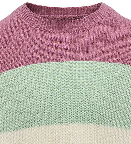 Kids Only Bluse - Rib - Strik - KogSandy - Heather Rose/Birds Eg Kids Only Bluse - Rib - Strik - KogSandy - Heather Rose/Birds Eg