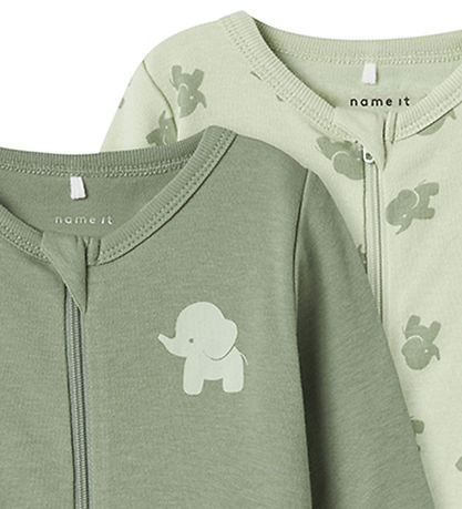 Name It Natdragt - Noos - 2-pak - NbfNightsuit - Sea Foam Name It Natdragt - Noos - 2-pak - NbfNightsuit - Sea Foam