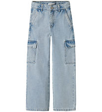 Name It Jeans - Cargo - Noos - NkfRose - Light Blue Bleached Den Name It Jeans - Cargo - Noos - NkfRose - Light Blue Bleached Den