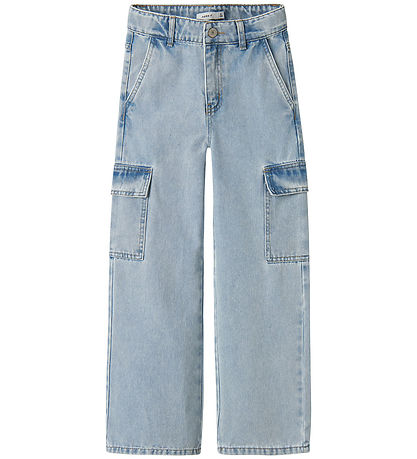 Name It Jeans - Cargo - Noos - NkfRose - Light Blue Bleached Den