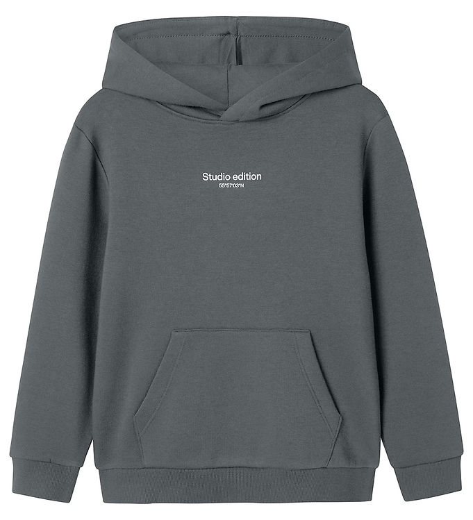 Name It Hættetrøje - Noos - NkmBrody - Lava Smoke m. Print