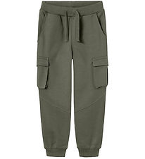 Name It Sweatpants - Noos - NmnOli - Dusty Olive Name It Sweatpants - Noos - NmnOli - Dusty Olive