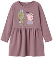 Name It Kjole - Noos - NmfDyffi Peppa - Elderberry m. Print