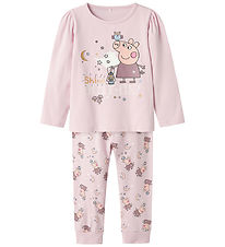 Name It Nattøj - Noos - NmfDyris Peppa - Winsome Orchid m. Print Name It Nattøj - Noos - NmfDyris Peppa - Winsome Orchid m. Print
