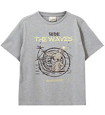 Sofie Schnoor T-shirt - Gråmeleret m. Kanin Sofie Schnoor T-shirt - Gråmeleret m. Kanin