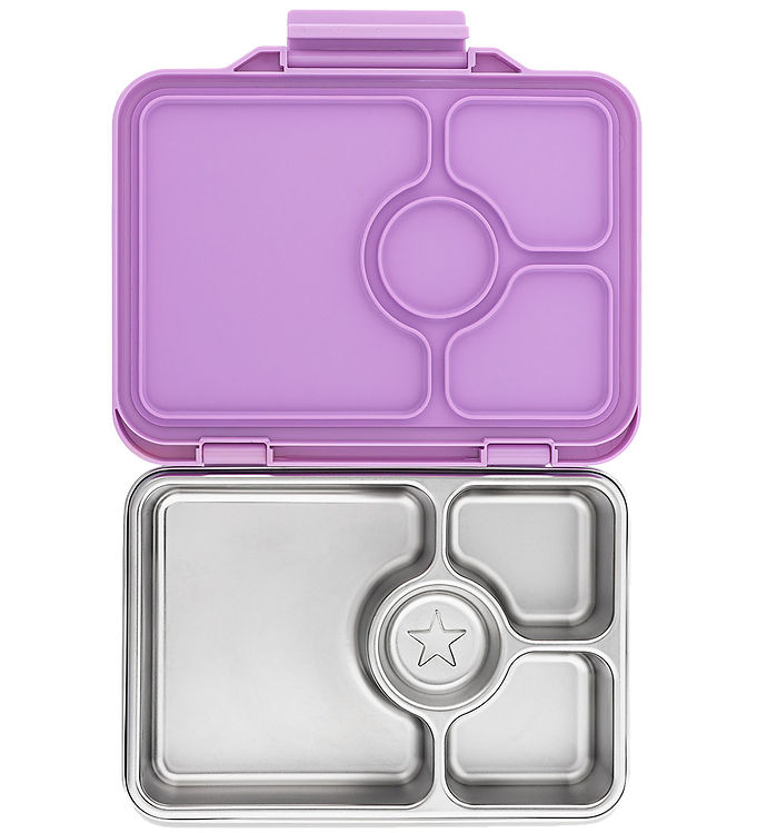Yumbox Madkasse - Presto Stainless Steel - 4 rum - Lavender Purple