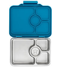 Yumbox Madkasse m. 4 Rum - Bento Steel - Normandy Blue