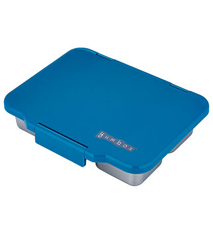 Yumbox Madkasse m. 4 Rum - Bento Steel - Normandy Blue Yumbox Madkasse m. 4 Rum - Bento Steel - Normandy Blue