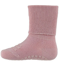 GoBabyGo Skridsikre Strømper - Uld - Rose Blush GoBabyGo Skridsikre Strømper - Uld - Rose Blush