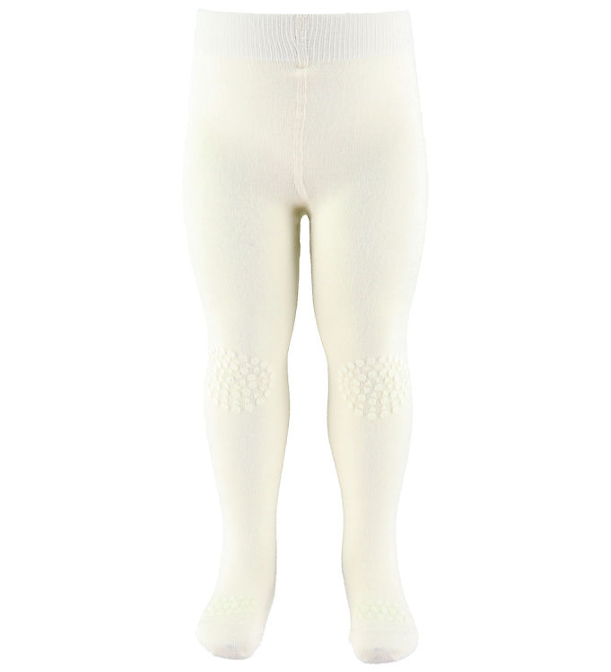 GoBabyGo Skridsikre Strømpebukser - Uld - Snowflake billede