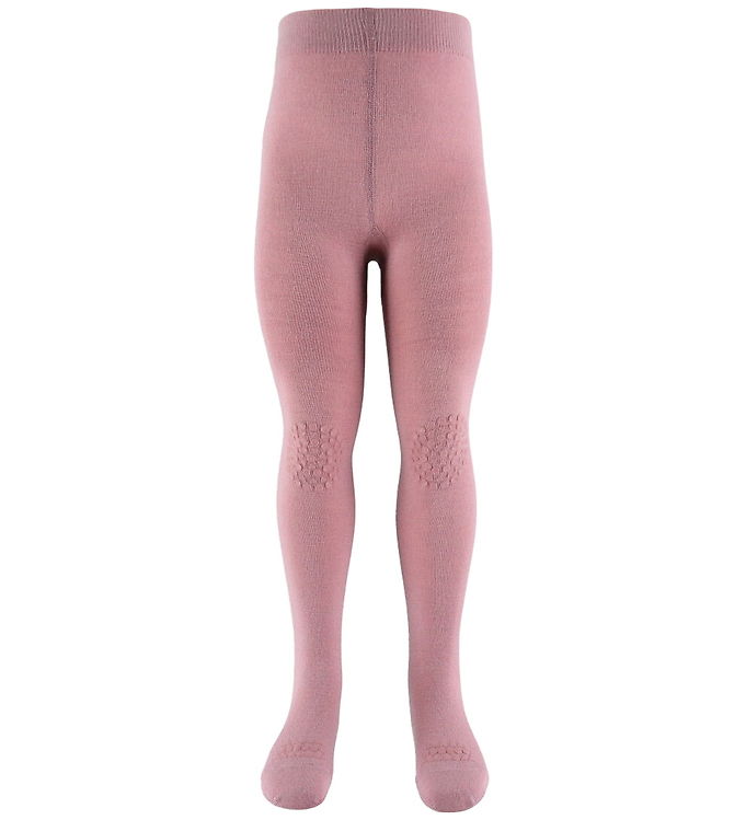 GoBabyGo Skridsikre Strømpebukser - Uld - Rose Blush billede