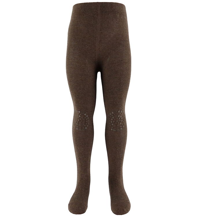 GoBabyGo Skridsikre Strømpebukser - Chocolate
