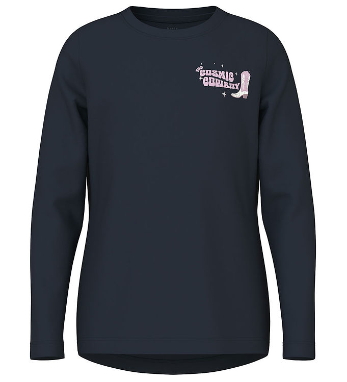 Name It Bluse - NkfVix - Dark Sapphire/Cowboy