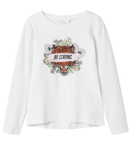 Name It Bluse - NkfVix - Bright White/Be Strong Name It Bluse - NkfVix - Bright White/Be Strong