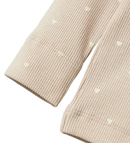 Lil' Atelier Bluse - Rib - NmfGago - Gray Morn/HEART Lil' Atelier Bluse - Rib - NmfGago - Gray Morn/HEART