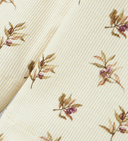 Lil' Atelier Bluse - Rib - NmfGavo - Turtledove/OLIVE