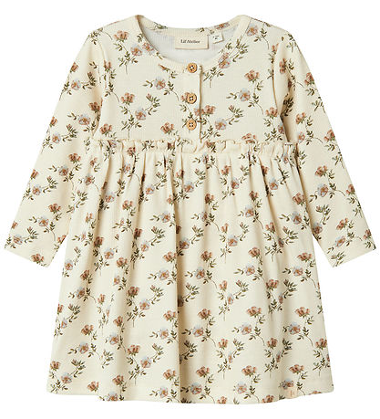Lil' Atelier Body l/æ - Rib - NbfGavo - Turtledove/FLOWERS Lil' Atelier Body l/æ - Rib - NbfGavo - Turtledove/FLOWERS