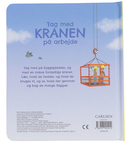 Forlaget Carlsen Bog m. Flapper - Tag Med Kranen På Arbejde