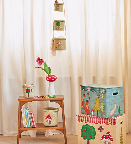Rice Opbevaringskurve - Raffia - 3 stk. - 83 cm - Happy Forest