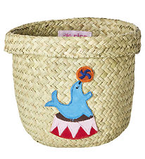 Rice Opbevaringskurv - Raffia/Søgræs - Circus - 15x15 cm - Natur Rice Opbevaringskurv - Raffia/Søgræs - Circus - 15x15 cm - Natur