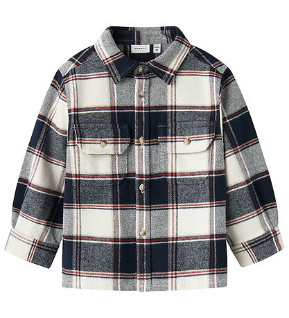Name It Skjorte - NmmTamol - Navy Blazer/Check Name It Skjorte - NmmTamol - Navy Blazer/Check