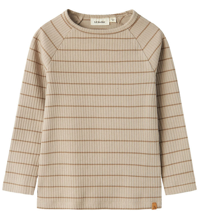 Kail langærmet slim top - PURE CASHMERE - 122/128