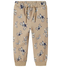 Name It Joggebukse - NmmTrille - Pure Cashmere m. Motorsykkel Name It Joggebukse - NmmTrille - Pure Cashmere m. Motorsykkel
