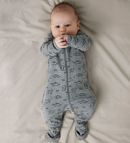 Name It Natdragt - Noos - 2-pak - NbmNightsuit - Grey Melange