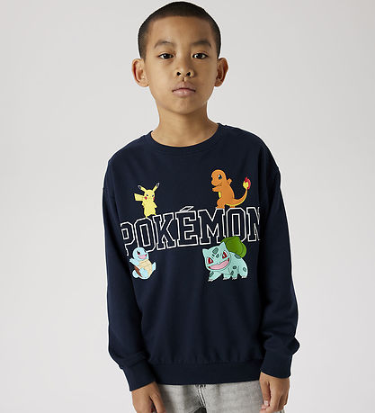 Name It Sweatshirt - Noos - NkmDay Pokemon - Dark Sapphire m. Pr