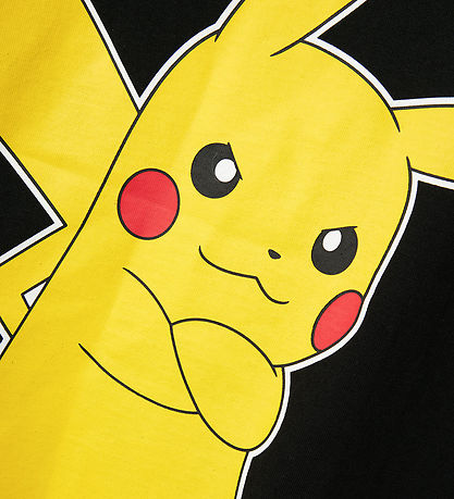 Name It T-shirt - Noos - NkmDex Pokémon - Black w. Pikachu