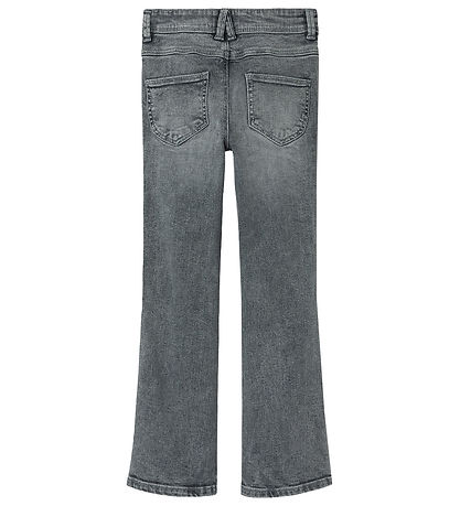 Name It Jeans - Noos - NkfPolly - SKinny Boot - Lysegrå