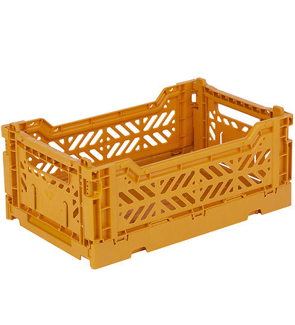 Aykasa Foldekasse - 27x17x11 cm - Mini - Mustard Aykasa Foldekasse - 27x17x11 cm - Mini - Mustard