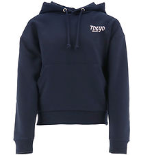 Hound Hættetrøje - Oversized - Navy m. Print Hound Hættetrøje - Oversized - Navy m. Print
