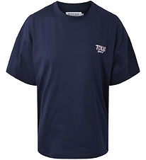 Hound T-shirt - Oversized - Navy m. Print Hound T-shirt - Oversized - Navy m. Print