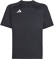 adidas Performance T-shirt - Tiro ES - Black/White adidas Performance T-shirt - Tiro ES - Black/White